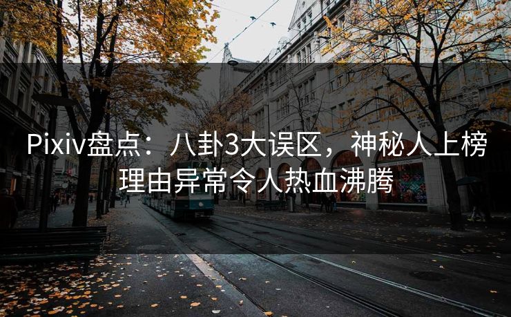 Pixiv盘点：八卦3大误区，神秘人上榜理由异常令人热血沸腾